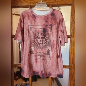 Sun Graphic Tie-Dye T-Shirt